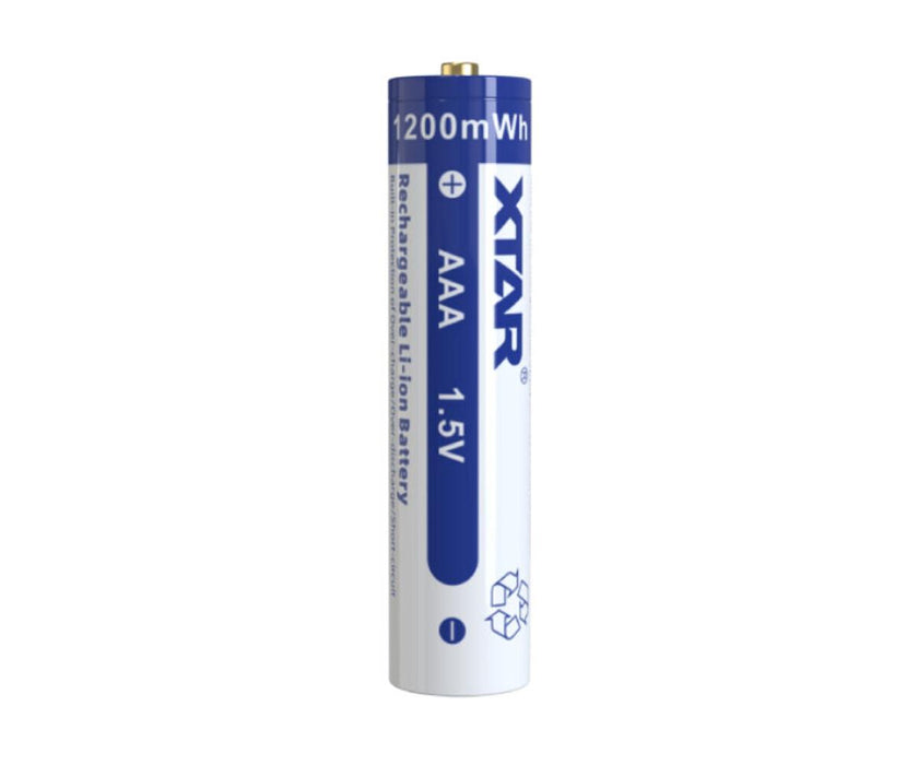 Rechargeable battery LiIon 10440 AAA R03 1.5V 800mAh 4 pcs. in PVC box XTAR