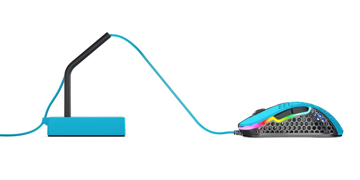Gaming accessory Bungee Xtrfy B4, for the mouse cable, Miami Blue