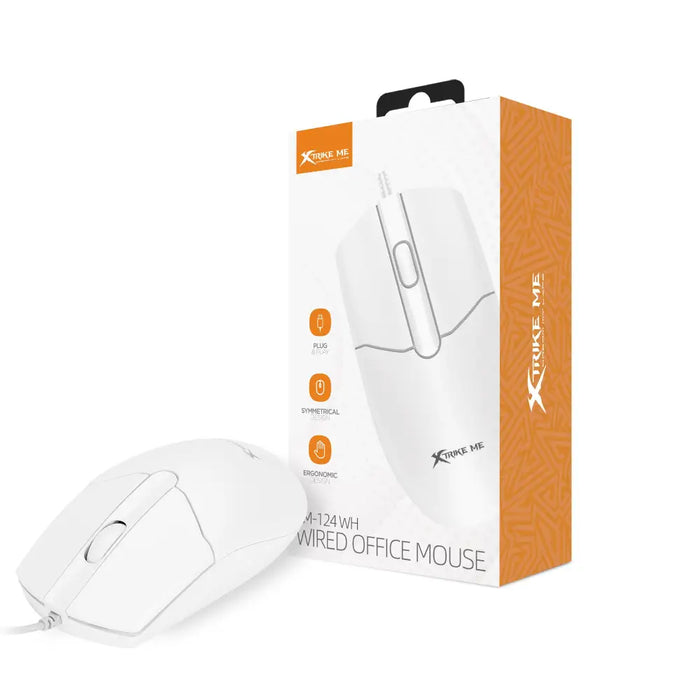 Xtrike me Mouse GM-124WH - Мишки<<<Компютърна периферия<<<MediaTrade