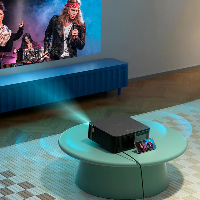 Yaber K2s LCD FullHD 1080p Multimedia Projector with JBL Speakers - Black