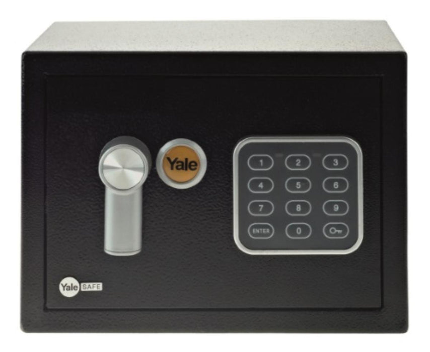 Safe Box with Electronic Lock Yale Black 3,8 L 17 x 23 x 17 cm Stainless steel Steel
