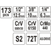Yato YT-38931 mechanics tool set - KeysNRE-KLU<<<Manual toolsNRE<<<ActionPL