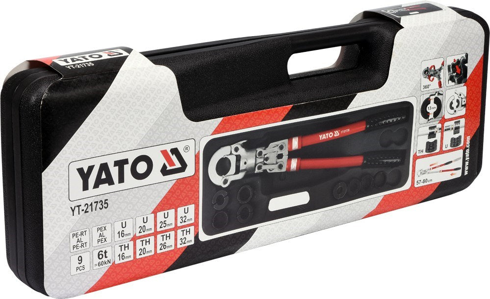 Yato YT-21735 Crimping tool Black,Red