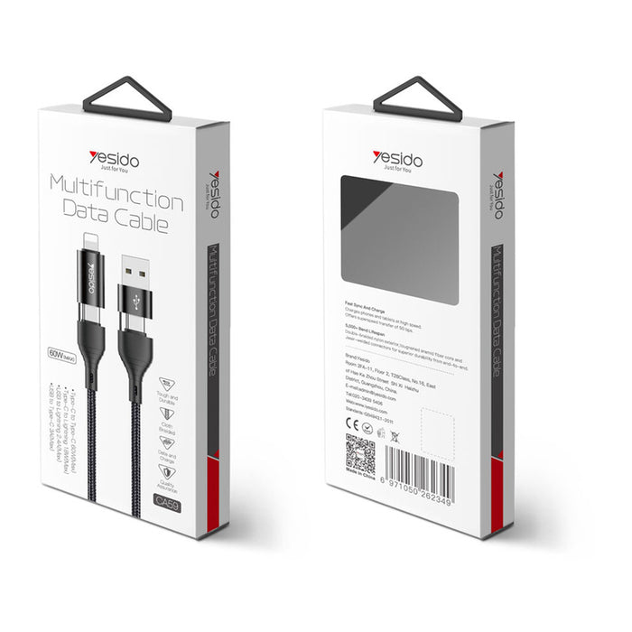 CABLE USB TYPE-C / IPHONE YESIDO