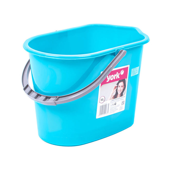 BUCKET RECTANGULAR WITH STRAINER 10L YORK