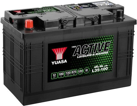 YUASA YBX ACTIVE LEISURE & MARINE 100AH 720A L+
