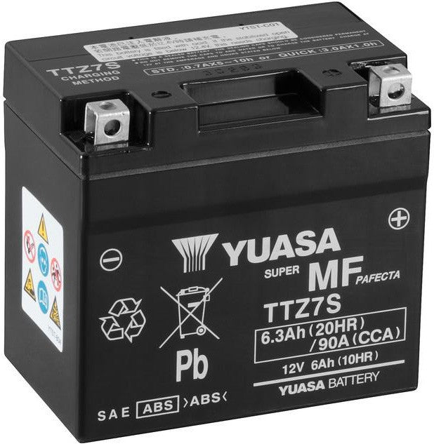 YUASA TTZ7S 6.3AH 90A R+ AGM