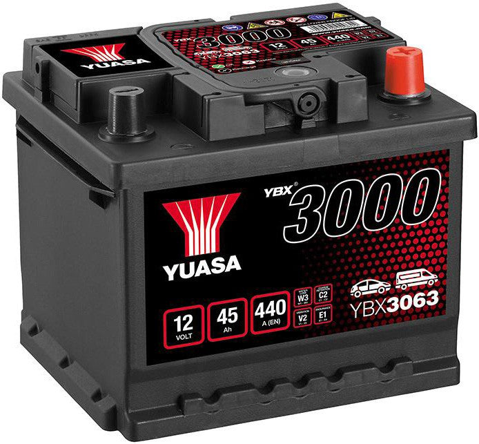 YUASA YBX3000 45AH 440A R+