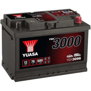 YUASA YBX3000 76AH 680A R+
