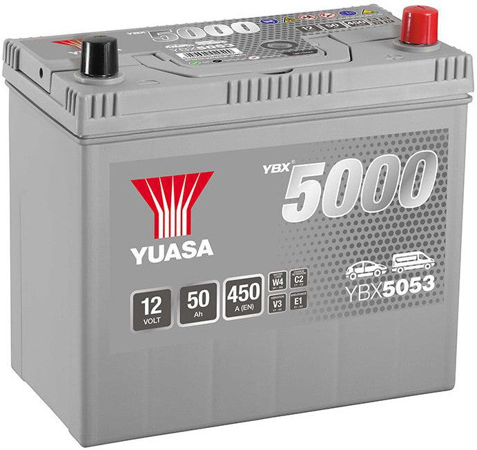 YUASA YBX5000 50AH 450A R+ JIS