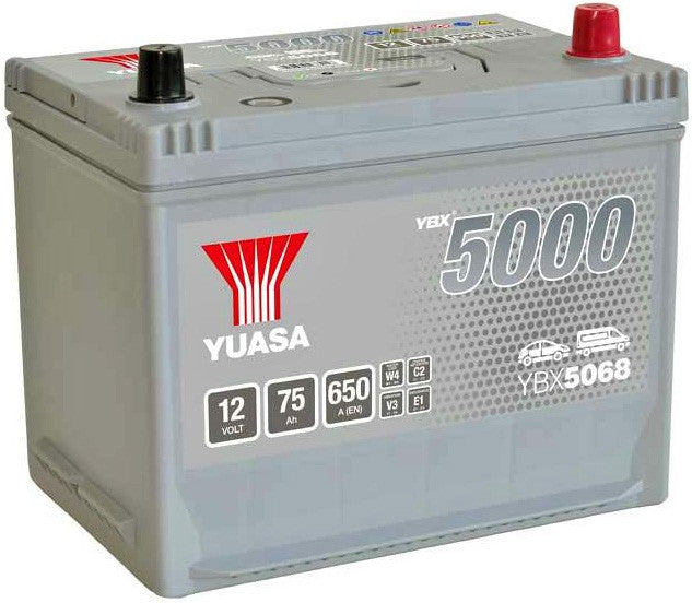 YUASA YBX5000 75AH 650A R+ JIS