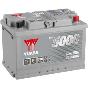 YUASA YBX5000 80AH 740A R+
