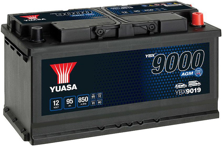 YUASA YBX9000 AGM 95AH 850A R+