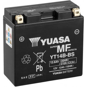 YUASA YT14B-BS 12.6AH 210A L+ AGM