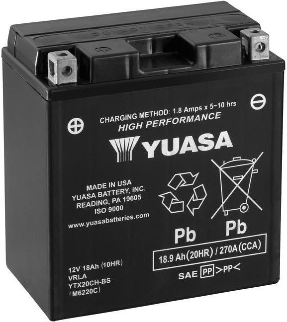 YUASA YIX30L-BS 31.6AH 400A R+ AGM