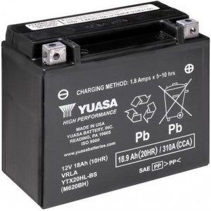 YUASA YTX20HL-BS 18.9AH 310A R+ AGM