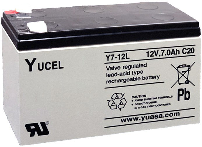 YUASA YUCEL Y7-12 F1 VRLA 12V 7AH