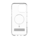 ZAGG Crystal Palace Snap Kickstand MagSafe Case with Stand for iPhone 16 Pro Max - Clear - Cell phone cases
