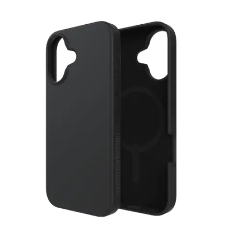 ZAGG Manhattan Snap MagSafe iPhone 16 Case - Black - Cell phone cases and covers<<<HurtelXML