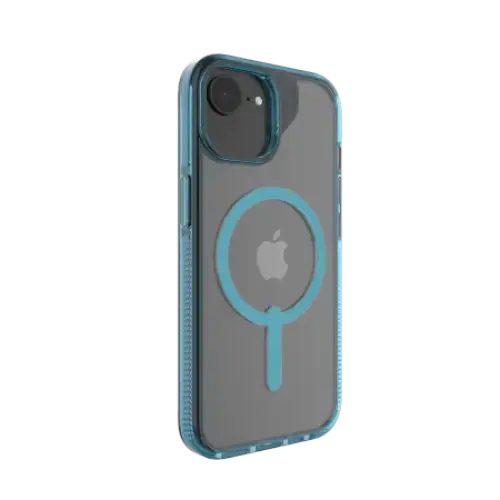ZAGG Santa Cruz Snap Case with MagSafe for iPhone 16e (2025) / 15 / 14 / 13 - Blue - Cell phone cases