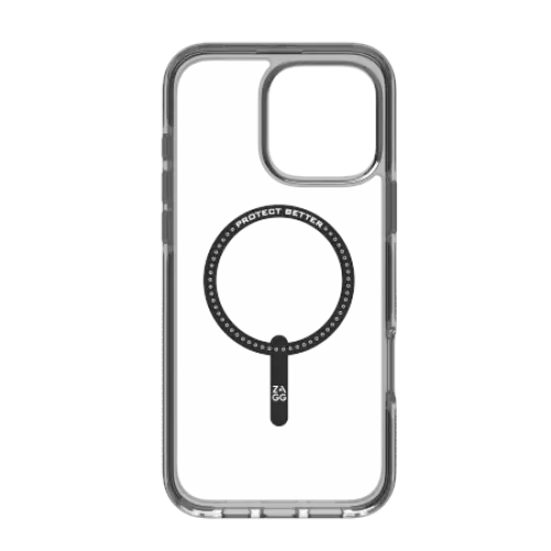 ZAGG Santa Cruz Snap MagSafe Case for iPhone 16 Pro Max - Black - Cell phone cases and covers<<<HurtelXML