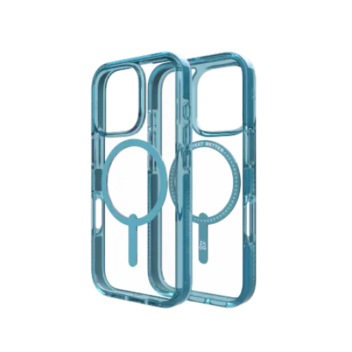 ZAGG Santa Cruz Snap MagSafe iPhone 16 Pro Case - Blue - Cell phone cases and covers<<<HurtelXML