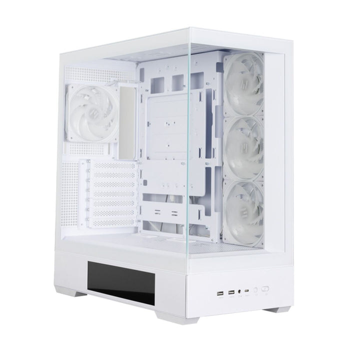 ATX Semi-tower Box Zalman P40 DS WHITE White
