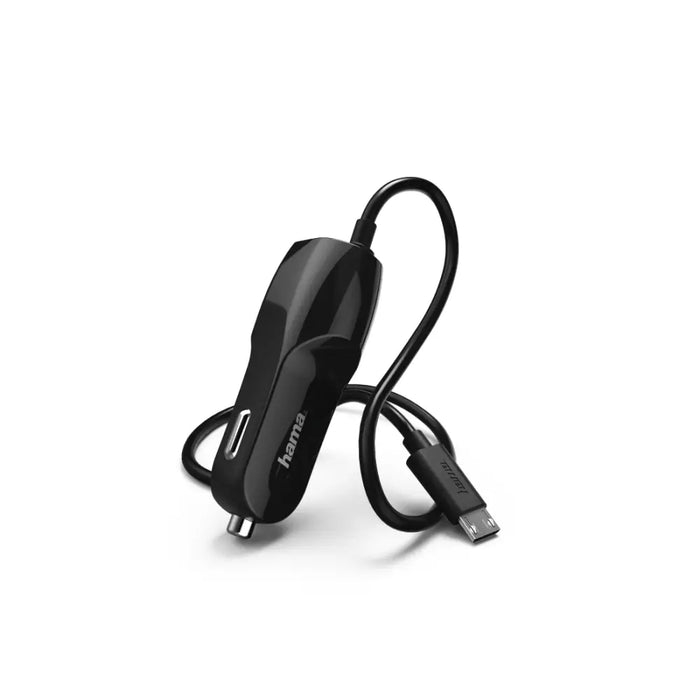 Зарядно за кола HAMA micro USB 1 A Черен - Зарядни за телефони<<<Мобилни телефони и аксесоари<<<ValiAPI