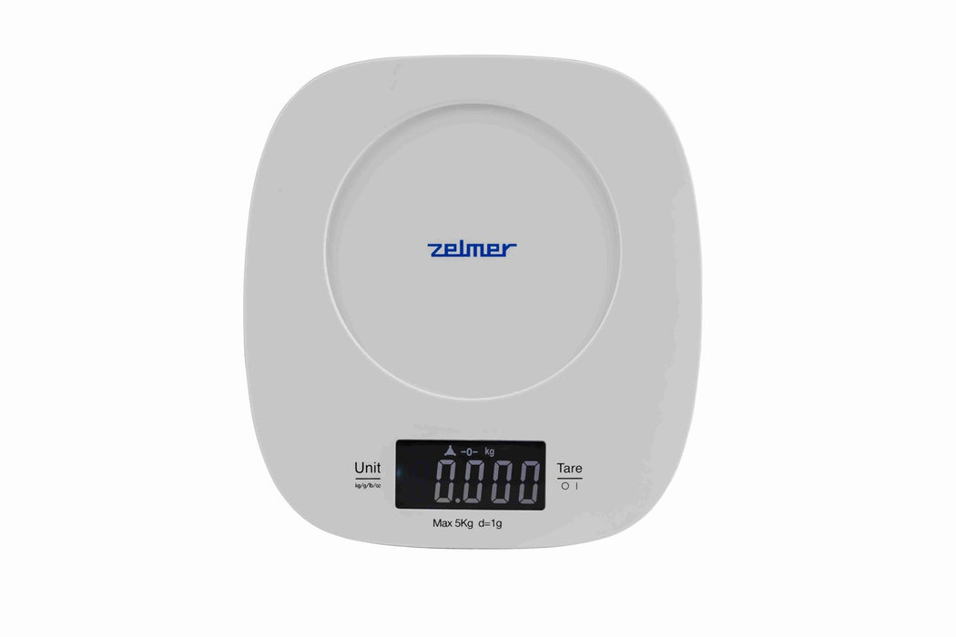 Zelmer ZKS1451 White Ivory Countertop Square Electronic kitchen scale