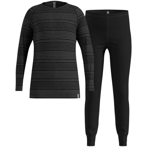Zestaw bielizny dziecięcej Odlo Set long ACTIVE WARM ECO SET roz. 80cm Czarno-Szary - Thermoactive