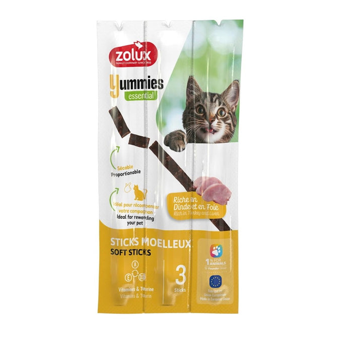 ZOLUX Yummies Turkey with liver - cat treats - 3x5g
