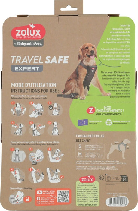 ZOLUX Travel Safe M red - dog harness