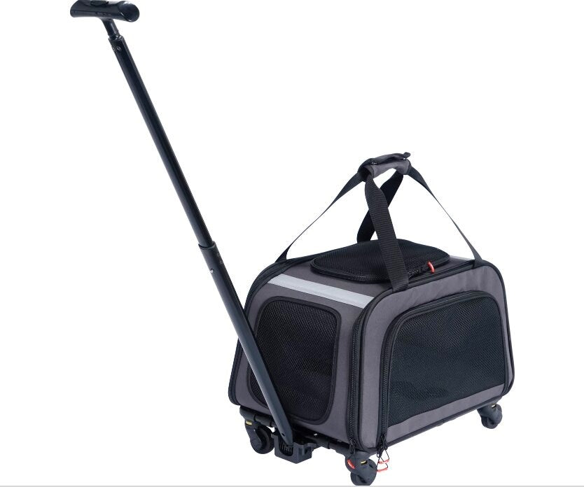 ZOLUX Nomad – wheeled pet carrier for dogs and cats – 47×32×27 cm