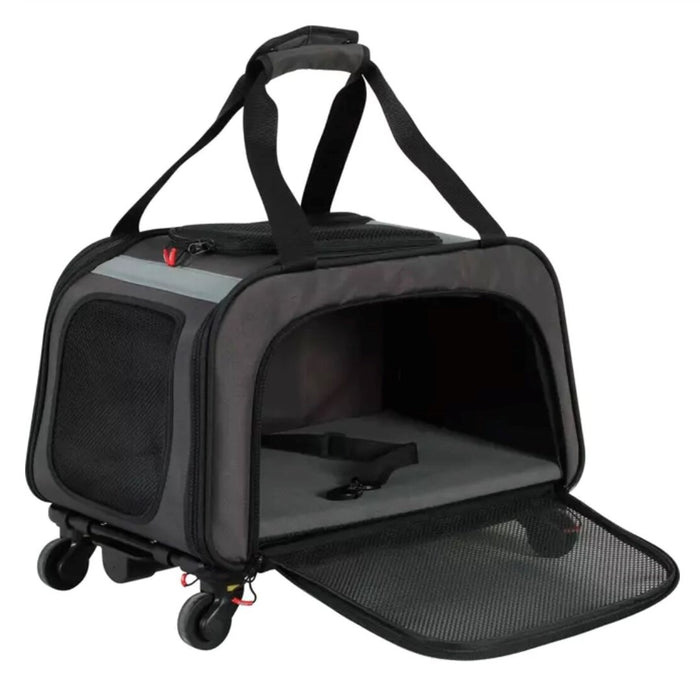 ZOLUX Nomad – wheeled pet carrier for dogs and cats – 47×32×27 cm