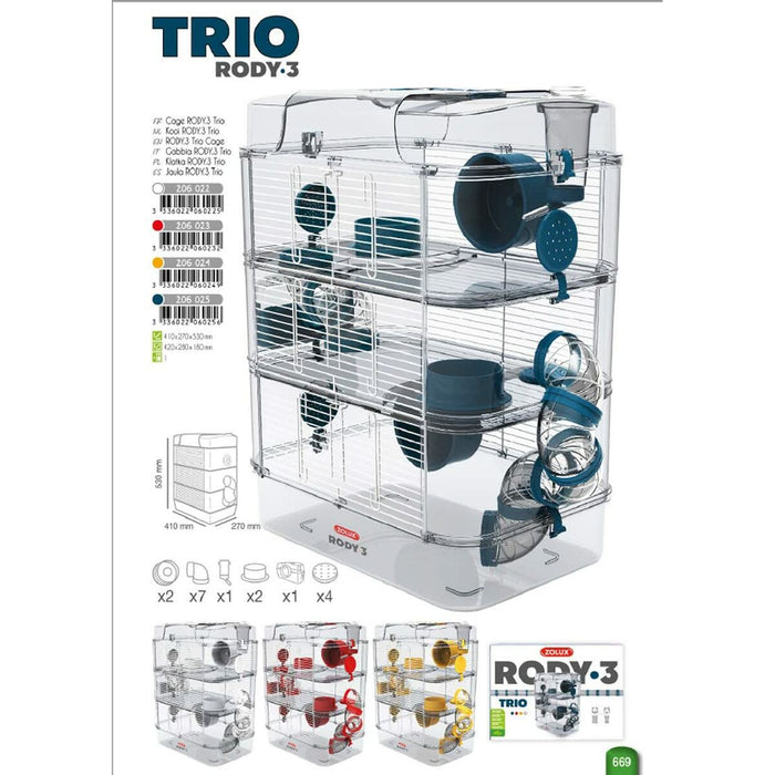 Cage Zolux Rody3 Plastic