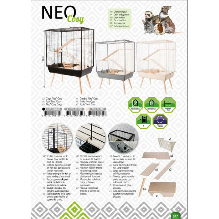 Cage Zolux                                 78 cm Wood Metal/Plastic (1 Piece)