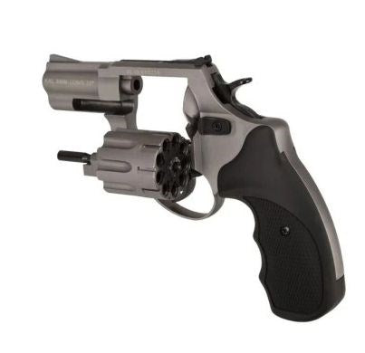 ZORAKI R1-K6L BAS alarm signal blank firing revolver, 2.5" barrel, .22 Long Blank caliber, titanium