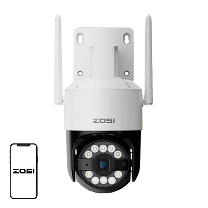 ZOSI C296 WiFi 8MP dual Pan Tilt IP66 outdoor camera + 32GB microSD card