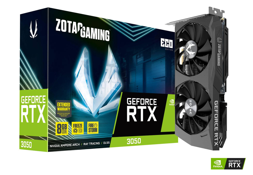 Video card ZOTAC GAMING RTX 3050 ECO 8GB GDDR6
