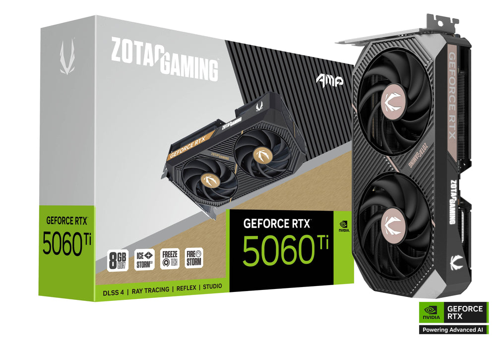 Video card ZOTAC GAMING RTX 5060 TI AMP 8GB GDDR7