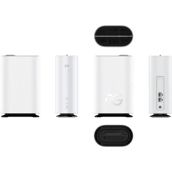 ZTE G5C - Gigabit Ethernet dual-band (2.4 GHz / 5 GHz) Wi-Fi 6 4G/5G wireless router in white - 3G/4G