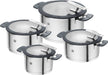 ZWILLING SIMPLIFY 66870-004-0 Pots set Stainless steel 4 pcs. Silver Black - Non-electric pots / pansAGD-GAR<<<Home