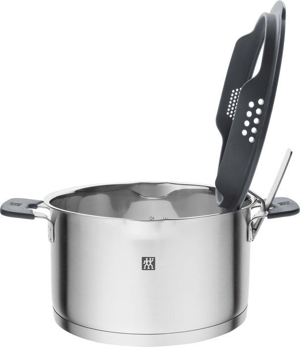 ZWILLING SIMPLIFY 66870-005-0 Pots set Stainless steel 5 pcs. Silver Black