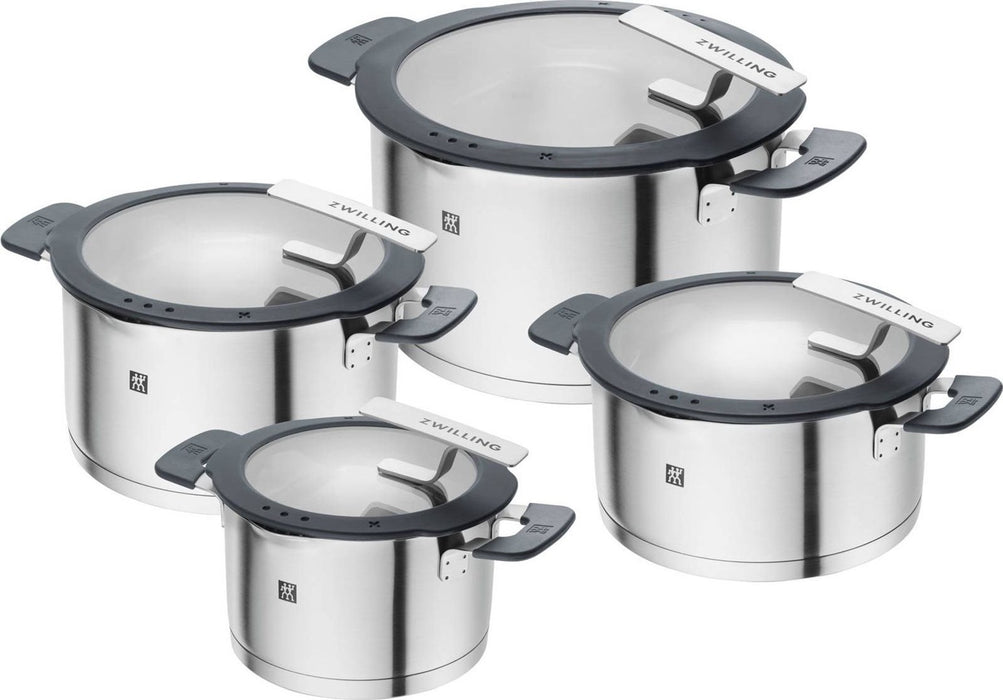 ZWILLING SIMPLIFY 66870-004-0 Pots set Stainless steel 4 pcs. Silver Black