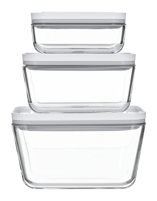 Set of 3 Glass Containers Zwilling Fresh & Save