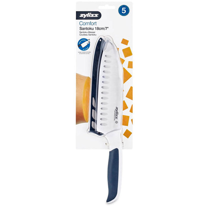 SANTOKU KNIFE WITH GUARD 18CM ZYLISS COMFORT