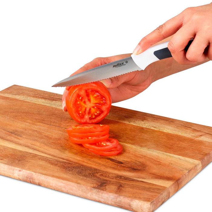 TOMATO KNIFE WITH GUARD 10.5CM ZYLISS COMFORT