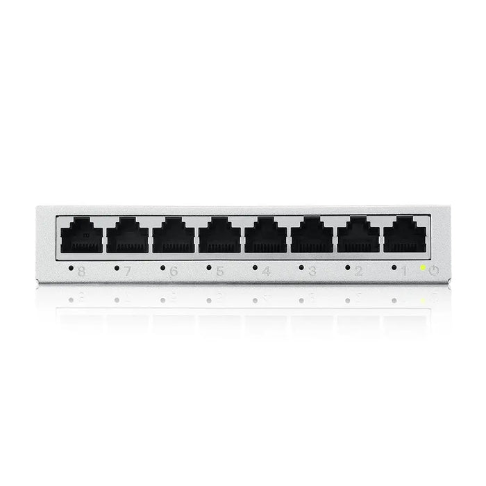 Zyxel GS-108B V5 8-Port MINI Desktop Gigabit Ethernet Switch - Unmanaged Switches<<<ZyXEL<<<ZyXEL<<<PolyComp