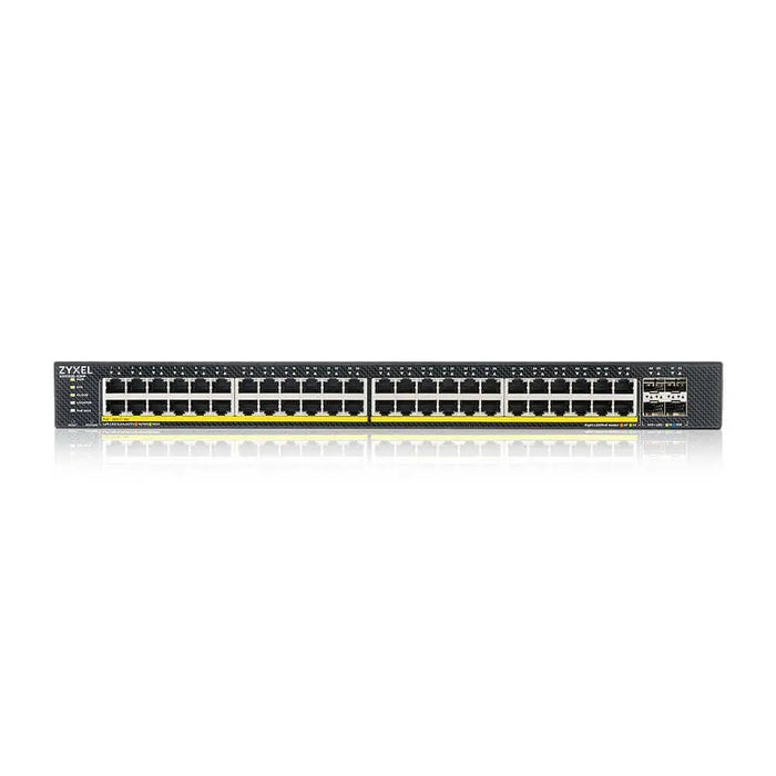 Zyxel XGS1935-52HP 52 Port Lite-L3 Smart Managed PoE Switch 48x Gigabit PoE and 4x 10G SFP+ hybrid mode standalone