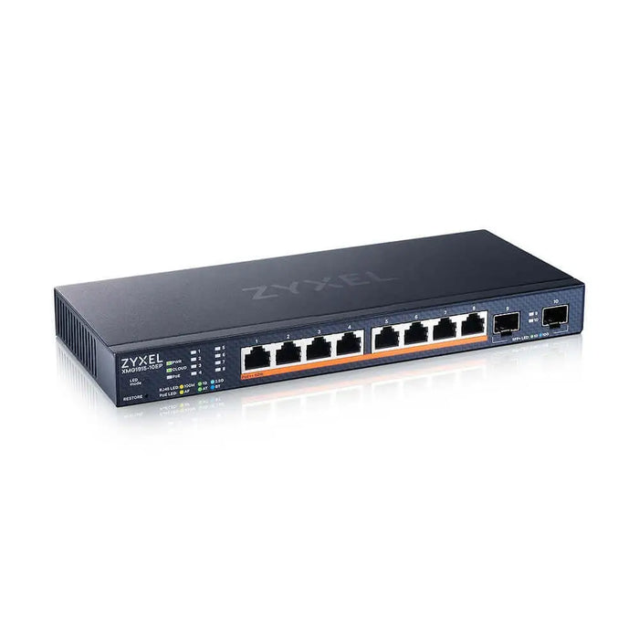 ZyXEL XMG1915-10EP 8-port 2.5GbE 2 SFP+ 8 x PoE++ 130W Smart Switch hybird mode standalone or NebulaFlex Cloud